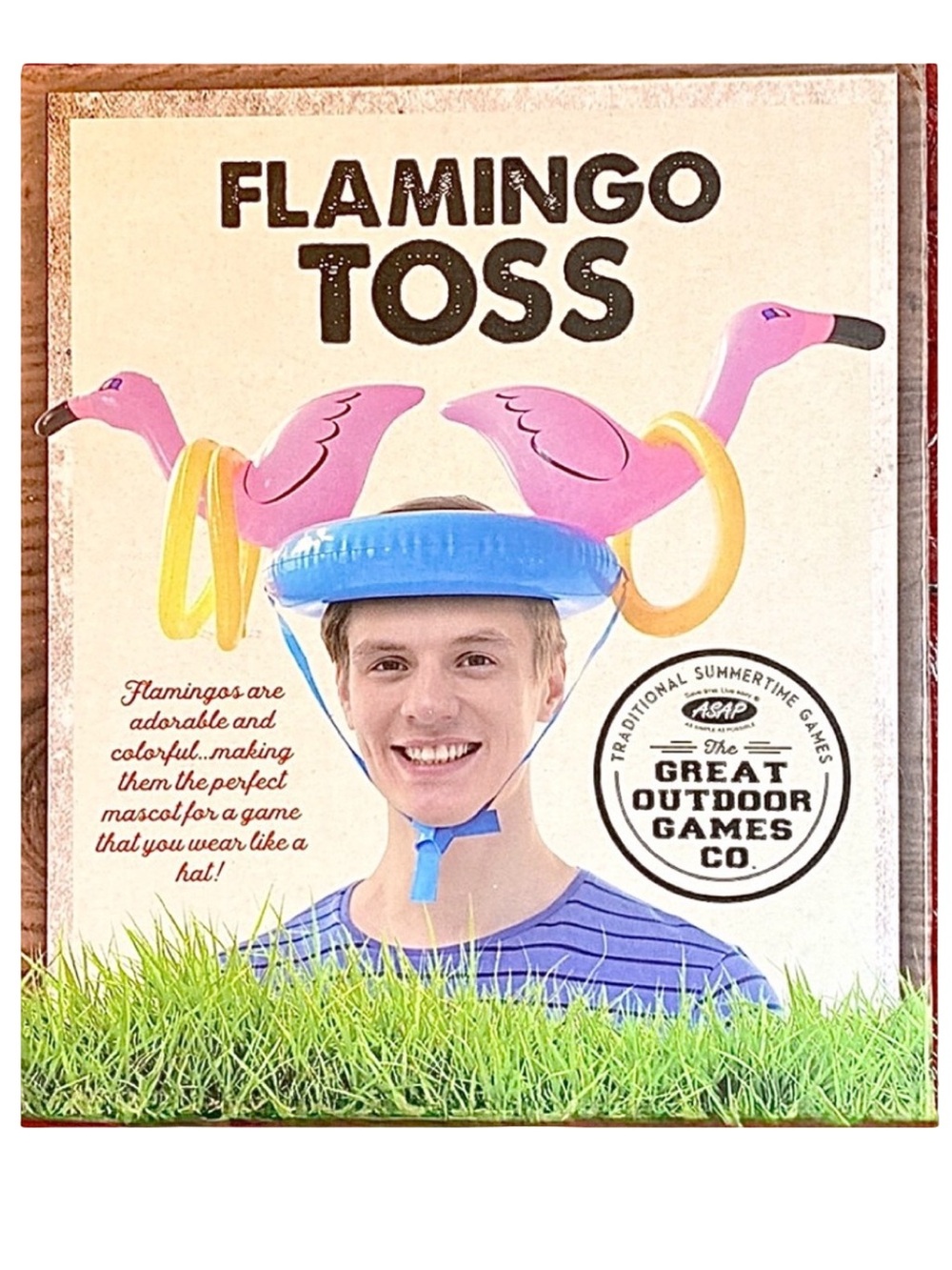 Inflatable Flamingo Toss Party Game